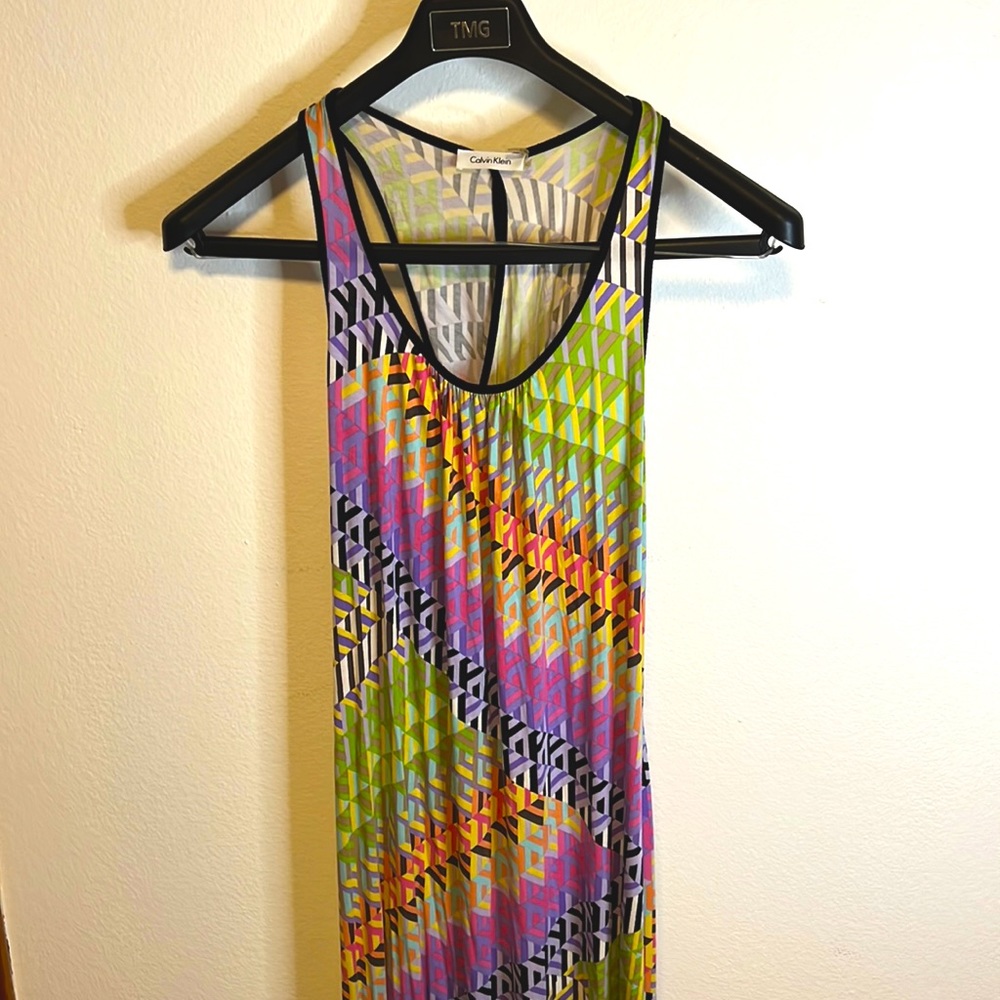 Calvin Klein multicolored maxi